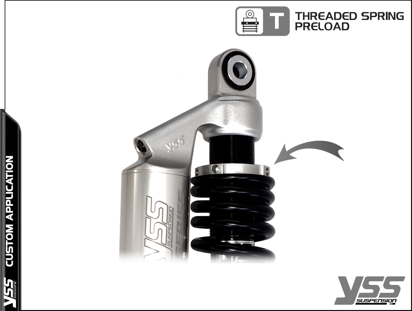 BMW K100 / K75 - YSS Suspension Ecoline MC-CB-302-T Custom Shocks - Image 3