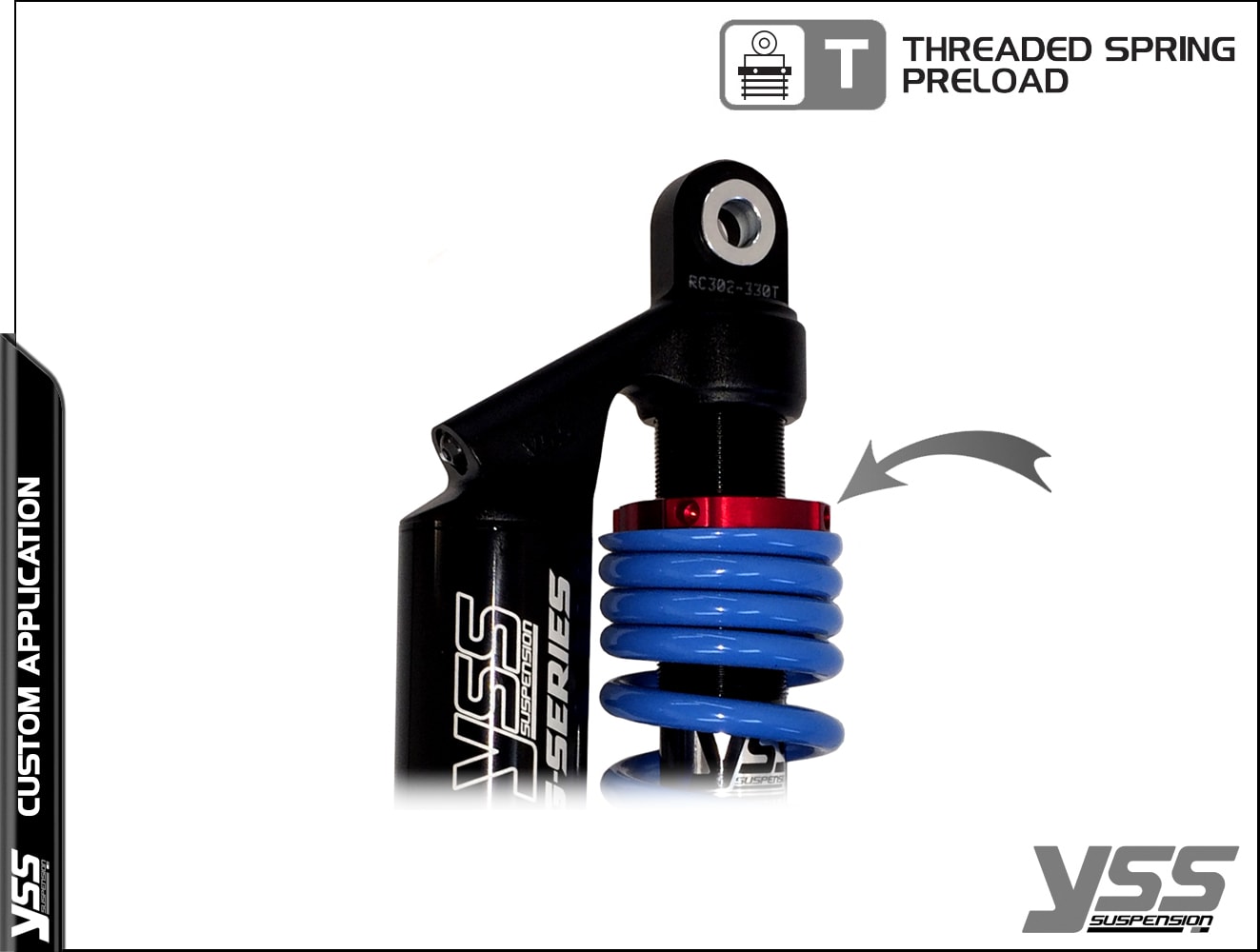 BMW K100 / K75 - YSS Suspension Ecoline MC-CB-302-T Custom Shocks - Image 9